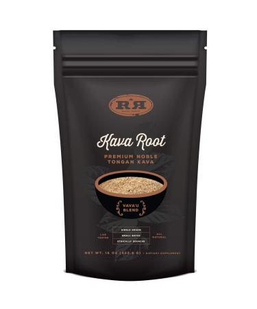 Kava Root Powder - Tongan Noble Premium Natural Kava Drink, Calming Stress Relief, 16oz 1 Pound (Pack of 1)