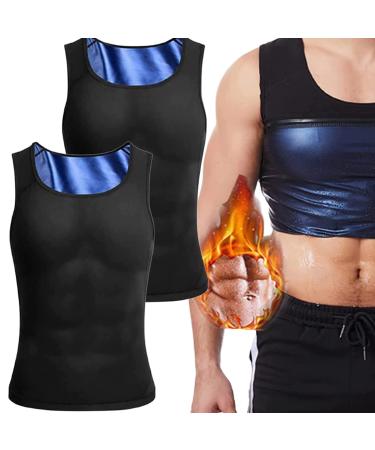 CGTFY Gynecomastia Compress Tank Top, Men's Tank Shirts, Tank Top Under Shirt for Men Large Big
