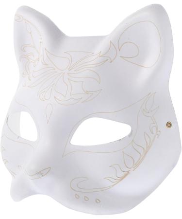 Diy Unpainted Masquerade Masks - 5pcs Unfinished Blank Paper Masks for Creative Painting - Buy Online on GoSupps.com