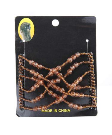 Magic Hair Comb Clip Magic Hair Beauty Decoration Comb(Brown)