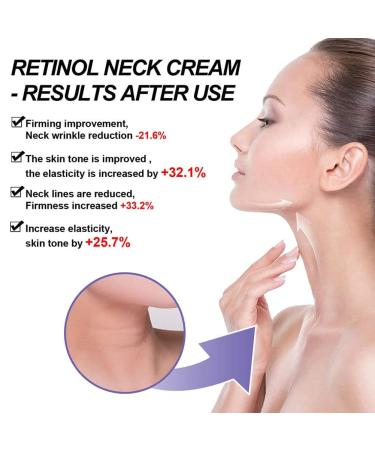 2PCs Retinol Neck Cream | Anti-Aging Moisturizer & Skin-Tightening Collagen Formula for Double Chin - Buy Online on GoSupps.com