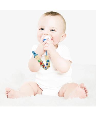 Lingjiong Baby Pacifier Clips | Soft Bite Rings for Babies Toddlers & Kids - Durable Pacifier Straps & Toy Clips - International Shipping Available - Buy Online on GoSupps.com