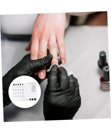 FRCOLOR Nail Practice Mat Nail Art Soft Silicone Pad Nail Manicure Mat Nail Sticker Guide Printing Mat Silicone Mat for Nails Nail Polish mat paint silicone mat Silica gel Work nail plate - Buy Online on GoSupps.com