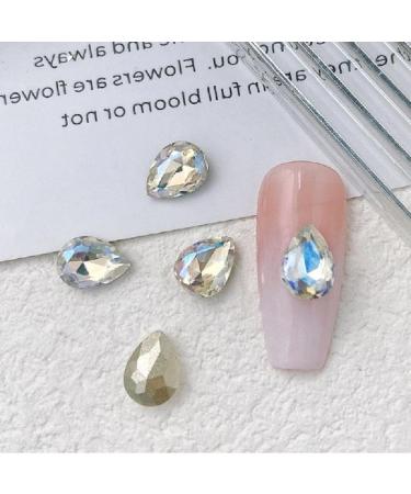 Shape Art Pointed Back Rhinestones for Water Heart Rhinestones Pointed Back Art Charm