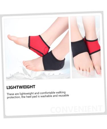 NOLITOY Ankle Cushion Heel Socks - 2 Pairs Protective Pads for Soccer & Football | Breathable Plantar Inserts for Men & Women - Buy Online on GoSupps.com