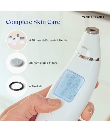 Vanity Planet Exfora Replacement Filters - Diamond-Encrusted Head with 28 Filters and 6 Gaskets for Optimal Skin Results - Buy Online on GoSupps.com