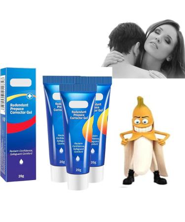 Gel correcteur de pr puce redondant gel correcteur de pr puce avec ingr dients naturels Phimosis Gel correcteur de pr puce gel correcteur efficace pour pr puce excessif (3 pi ces taille unique) 3 pi ces. 20 g (Lot de 1)
