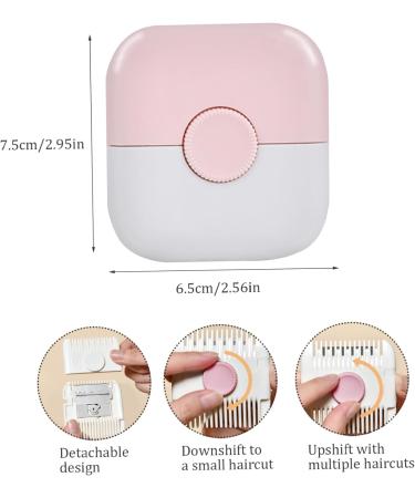 Split Ends Hair Trimmer Split End Trimmer for Women 2 in 1 Mini Portable Cute Hair Brush Detachable Dustproof Knob Adjustable Stainless Steel Slicer Hair Clipper Type 1 - Buy Online on GoSupps.com