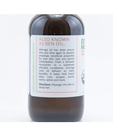 Organic Moringa Oil  Cold Pressed  Extra Virgin  100% Pure  Food Grade - Buy Online on GoSupps.com