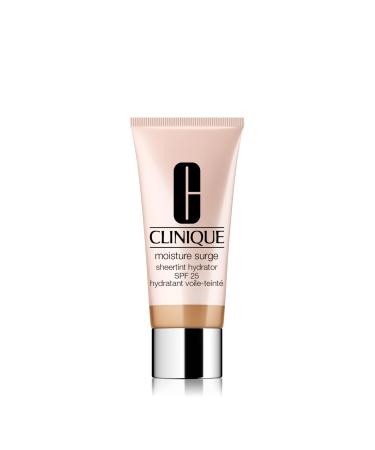 Clinique Moisture Surge Soin Hydratant Voile Teint SPF 25 | Fluide Teint Hydratant Large spectre SPF 25 | Couvrance l g re Fini naturel sans corps gras 40 ml Universal Shade 3 - Light Medium