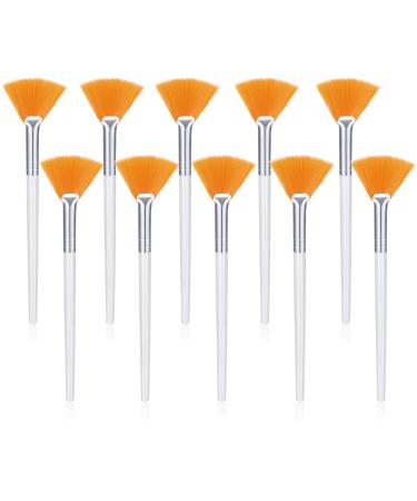 Buy 10-Pack Soft Brush Mask Applicators - Clear Handle for Mud Masks & Cr mes | International Shipping Available - Buy Online on GoSupps.com