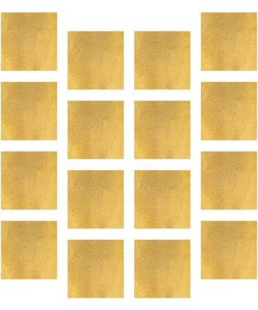 300Pcs Gold Leaf Sheets Edible Gold Foil for Cake Baking Food Decoration Skin Care Makeup Gilding Decoration DIY Art Crafts Golden Fine Plaid Style - Buy Online on GoSupps.com