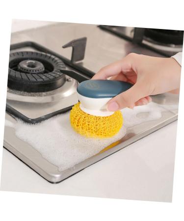 Solust Steel Wool Scrubbing Ball - Kitchen Cleaning Brush for Pots & Pans | Replaceable Scourer for Effortless Cleaning - Buy Online on GoSupps.com