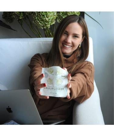 POSHI Cauliflower Vegetable Snack | Salt + Black Pepper | Keto, Vegan, Paleo | Non GMO, Low Carb, Low Calorie | Gluten Free | Marinated, Steamed | Gourmet, Healthy, Natural | Travel Food (10 Pack - 1.58 oz) - Buy Online on GoSupps.com