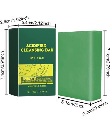  G n rique Acidified Body Cleansing Bar Moisturizing & Soothing Gentle Cleanser Soap Body Bar for Sweating Underarm Odor Body Bathing Fresh & Long-Lasting (1) - Buy Online on GoSupps.com