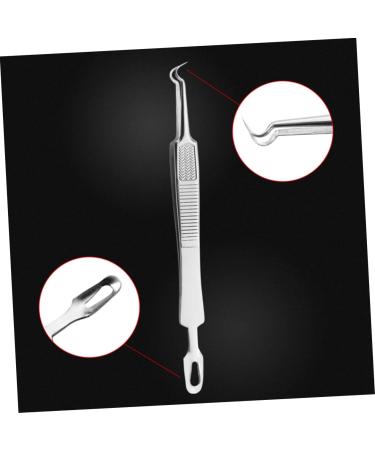 Baluue 6 Pcs Clip Blackhead Extraction Tool Kit Pimple Remover Pimple Extractor Silver Stainless Steel 1 count (Pack of 1) - Buy Online on GoSupps.com