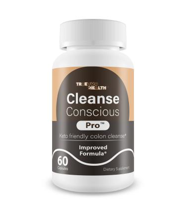 Cleanse Conscious Pro - Improved Formula - Our Best Keto Friendly Colon Cleanse Capsules - Keto Colon Detox Pills for Women & Men - Be Gut Health Cleanse Konscious Keto Activate Colon Cleanse Pills