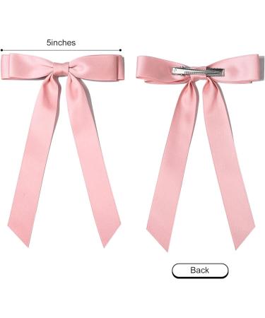 10PCS Hair Bows for Women- Silky Satin Bow Hair Clip Hair Barrettes Multicolor - Buy Online on GoSupps.com