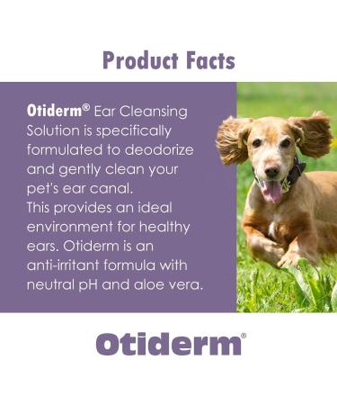 Otiderm Ear Cleanser for Dogs & Cats - 3 Pack - Aloe Vera Formula for Deodorizing, Cleansing, and Soothing Ear Canal - Buy Online on GoSupps.com
