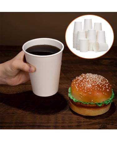  200 Count 8 oz. White Paper Hot Coffee Cups Espresso Cups - Buy Online on GoSupps.com
