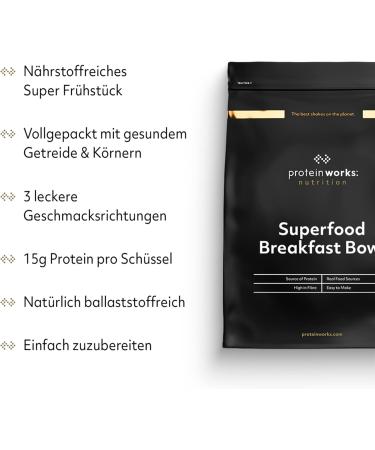 Protein Works Superfood Breakfast Bowl - Summer Berries | High Protein | 1.2kg | International Shipping - Buy Online on GoSupps.com