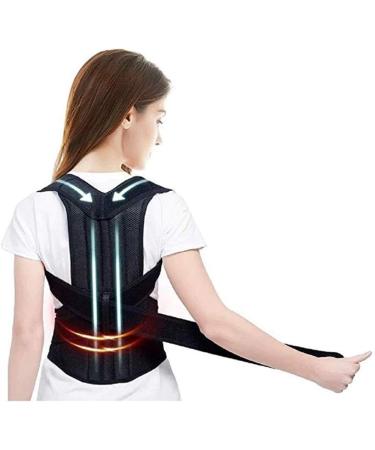 Posture Corrector for Men and Women Back Posture Brace Clavicle Support Stop Slouching and Hunching Adjustable Back Trainer (Color : Red Size : Large) (Blue Small) (Black Small) - Buy Online on GoSupps.com