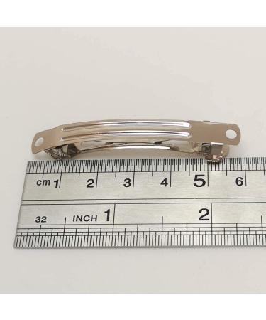 Chenkou Craft 40pcs Silver Metal French Barrette Hair Clips - DIY Craft Supplies - Buy Online on GoSupps.com