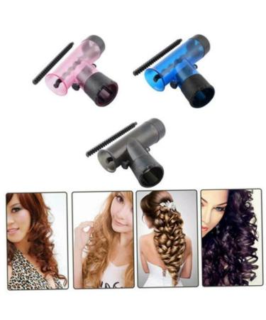 Premium Hair Rollers Dryer - Curly Hair Tools & Nozzle | Rosy 21.5x16x6.3cm | International Shipping Available - Buy Online on GoSupps.com