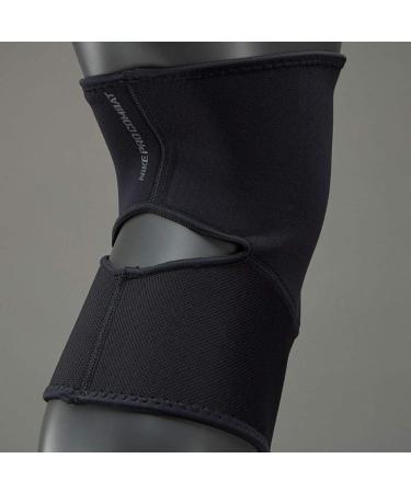 Nike Unisex Closed Patella Knee Brace - Medium Black/White - Buy Online on GoSupps.com