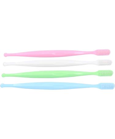 ZJchao Toothbrush Set - 4pcs Double Ended Interspace Brushes for Braces & Detail Cleaning - Soft Manual Toothbrush for Teeth Care - Buy Online on GoSupps.com