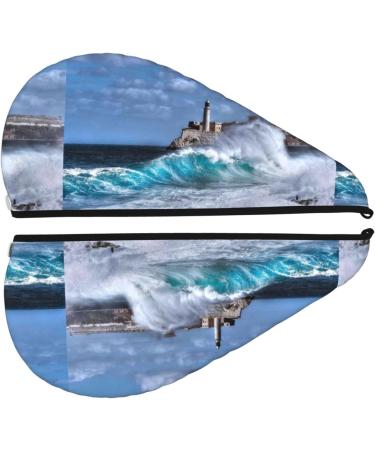 Hair Towel Wrap - Quick Drying Towel Turban with Button | Lighthouse in Havana Design - Buy Online on GoSupps.com