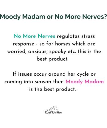 Equinutritive - No More Nerves - Calming Supplement For Horses - 100% Natural Ingredients (1 kg) 1 kg (Pack of 1) - Buy Online on GoSupps.com