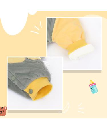 Baby Rompers with Booties Hat Set | Boys Girls Cotton Jumpsuit | Infant Winter Outfit 3-6 Months - Buy Online on GoSupps.com