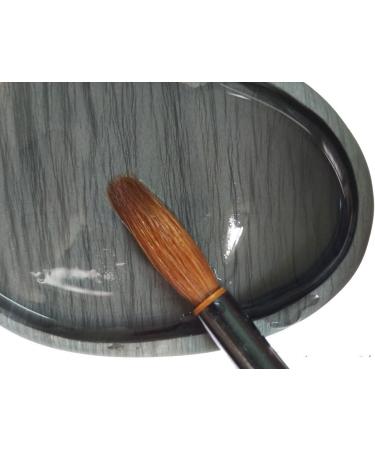 Easyou Hu Brush Chinese Brush for Regular Running Script of Calligraphy and Figure Flower Drawing Pure Wolf Hair(Weasel) 0.65 * 3.4cm(0.24*1.34) mbdq L Pure Wolf Hair Mbdq L - Buy Online on GoSupps.com