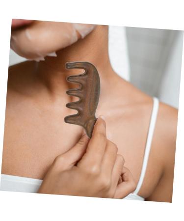 Beaupretty 3 STK K tchengr ner Sandelwood Wide Tooth Comb - Scalp Massage Comb for Home & Meridian Tool | Best Hair Care & Shampoo Accessory - Buy Online on GoSupps.com