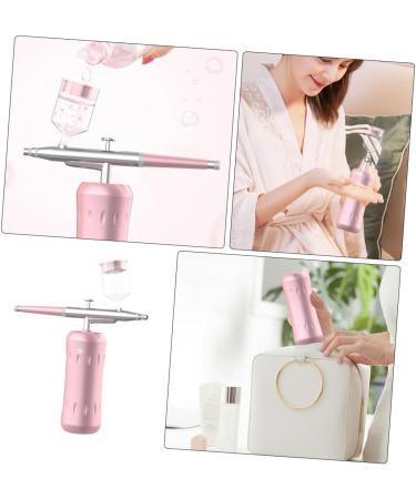 minkissy Oxygen Injector Water Replenishment Instrument Portable Facial Face Air Brush Mist Spray Nano Face Moisturizer High Pressure Pink Steamer Stainless Steel - Buy Online on GoSupps.com