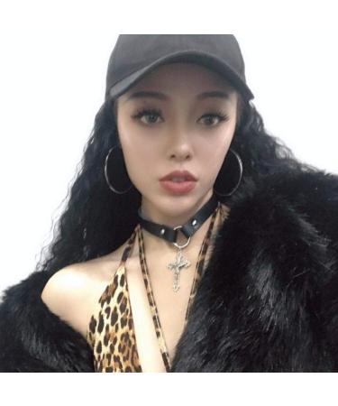 Shop U-Shaped Long Curly Wig - Fluffy Natural Waves & Dark Brown Highlights | Cute & Volumizing eCommerce Hair Solutions - Buy Online on GoSupps.com