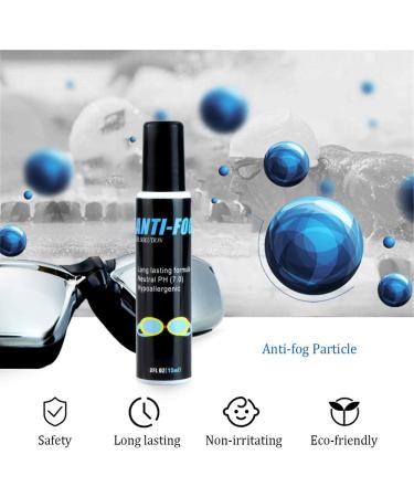 LifeArt Anti Fog Spray for Swim Goggles  Ski Masks  Snorkeling and Diving Masks  Prevents Fogging  Anti-Static  Streak-Free  Unscented  Alcohol and Ammonia Free (1 Bottle) 7001 Spray_1 Bottle - Buy Online on GoSupps.com