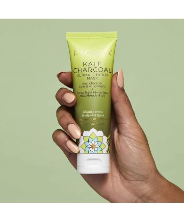 Pacifica Kale Charcoal Ultimate Detox Face Mask 2.25 Fl.Oz - Vegan & Cruelty Free - Lime Infused - Buy Online on GoSupps.com