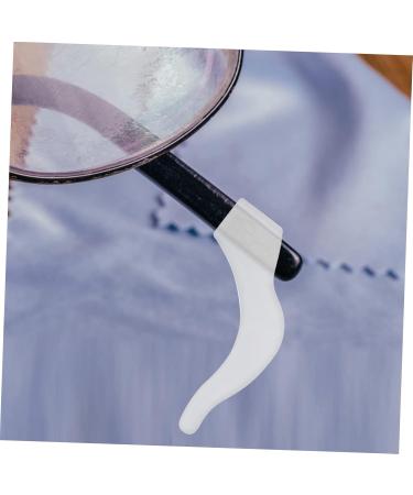 Lurrose 20 Pairs of Glasses Leg Sleeves - Slip-Resistant Temple Holders for Sunglasses & Child Glasses - Anti-Slip Protection 4.2x2.3cm White - Buy Online on GoSupps.com