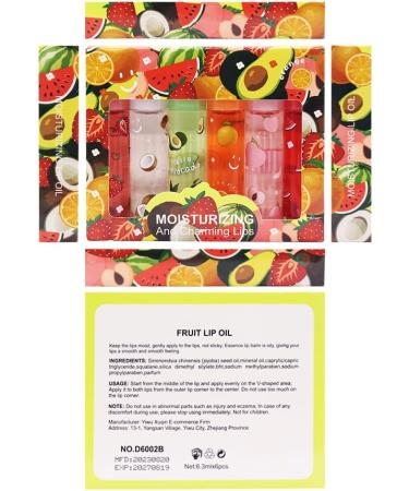 KUIRUNRX Roll On Lip Gloss Colorless Transparent Lip Oil Flavored Lip Glosses Transparent Colorless Lip Lotion Moisturizing Shiny Liquid Lipstick (6pcs) (Fruity 6pcs) - Buy Online on GoSupps.com