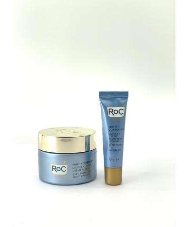 RoC - Multi Correxion Unifier + Lifter Night Cream & Unifier 50 ml + Lifter Eye Cream 15 ml - Anti-aging treatment - With Hexyl-R Complex and Niacinamide - Buy Online on GoSupps.com