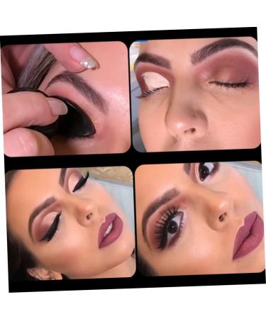 Housoutil 6 Pcs Eyeshadow Eye Makeup Eye Shadow Stamp Crease Tool Sealing Ring Make up 5*2.5cm Black - Buy Online on GoSupps.com
