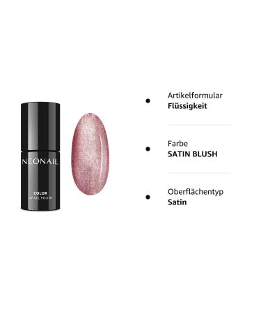 Neonail UV Nail Polish 7.2ml - Red Blush Sky Cat Eye | Glitter Gel & Satin Finish | 1 Pack for Stunning Nail Designs - Buy Online on GoSupps.com