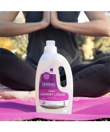 Biokleen Laundry Detergent Liquid - Eco-Friendly Non-Toxic Plant-Based 64 Fl Oz (Pack of 6) | Concentrated & Fragrance-Free - Buy Online on GoSupps.com
