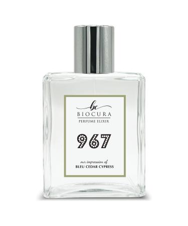 BC Perfume 967 Inspired by Bleu Cedar Cypress For Women & Men Fragrance Dupes Eau de Parfum Bottle 3.4 Fl Oz/100ml