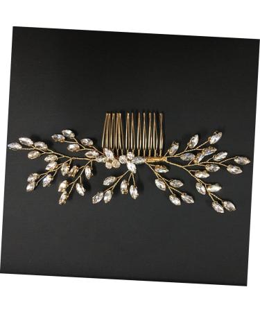 Didiseaon Hairpin Hair Comb Headgear Bride Accessories Crystal - Buy Online on GoSupps.com