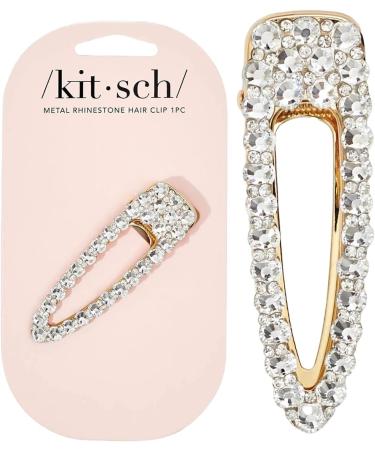 Kitsch Large Rhinestone Hair Clips for Women Elegant Gold Hair Clip Easy to Open Alligator Hair Clips Pretty Metal Hair Clips for Styling Short Hair Cute Hair Clips for All Hair Types 1pc Gold - Buy Online on GoSupps.com