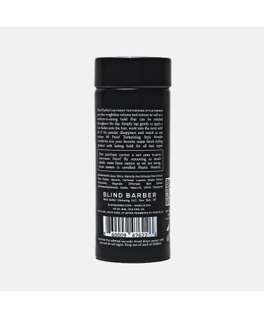 Blind Barber 80 Proof Texture Powder - Men's Hair Styling Powder for Volume Hold & Matte Finish - Easy to Use for All Hair Types (.5 oz - Buy Online on GoSupps.com