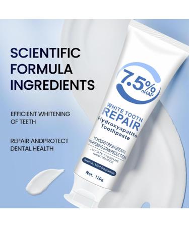 ACSUSS Sensitive Teeth Whitening Paint 15ml Gentle Whitening Gel for Adults Instant Brightening Breath Freshener White One Size One Size White - Buy Online on GoSupps.com